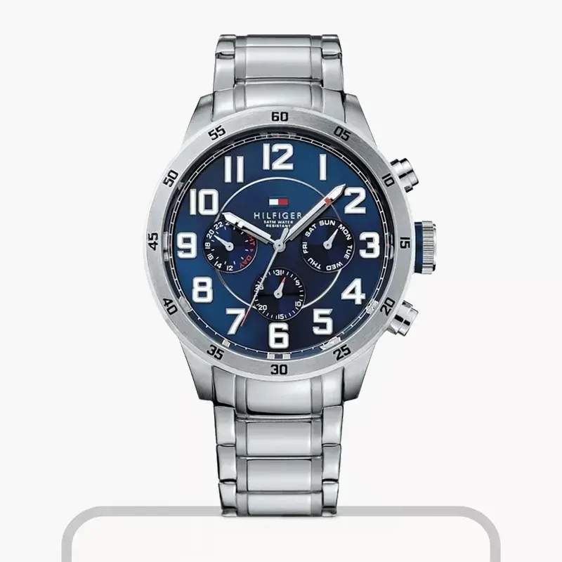 Tommy Hilfiger Trent Blue Dial Men's Watch- 1791053